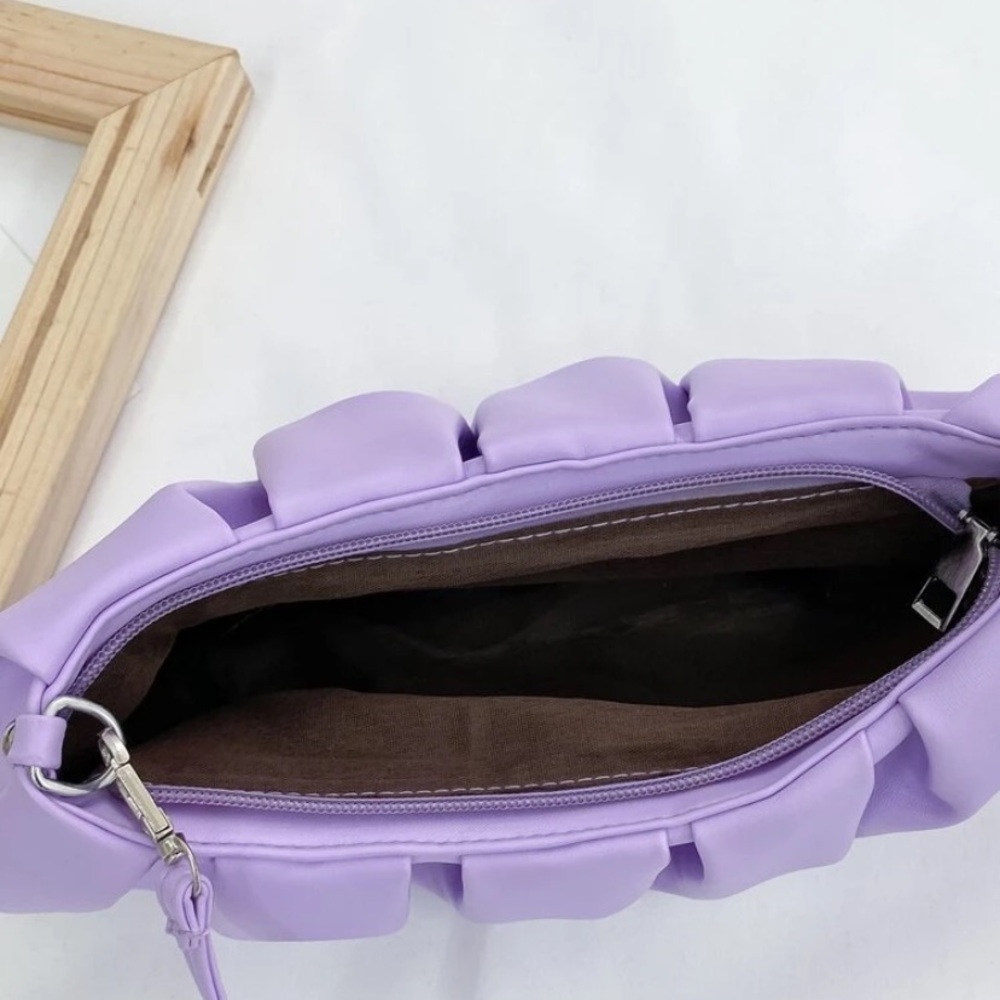 New‼️Purple Rushed Bag - Picture 4 of 5